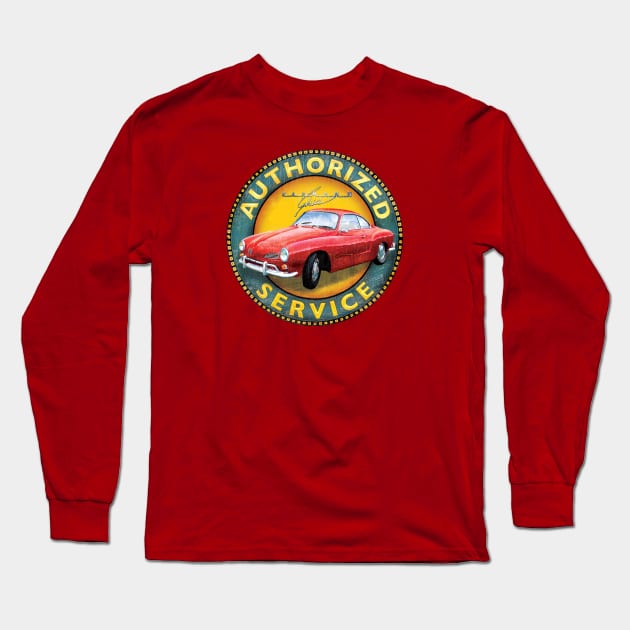 Authorized Service - Karmann Ghia Long Sleeve T-Shirt by Midcenturydave